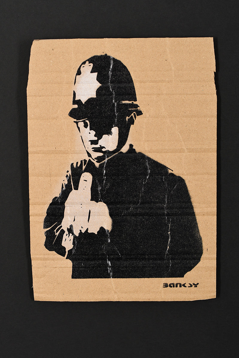 Cop by Banksy Dismaland