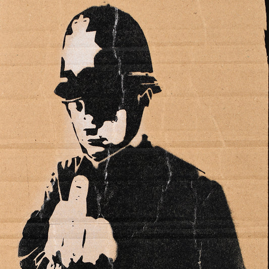 Cop by Banksy Dismaland